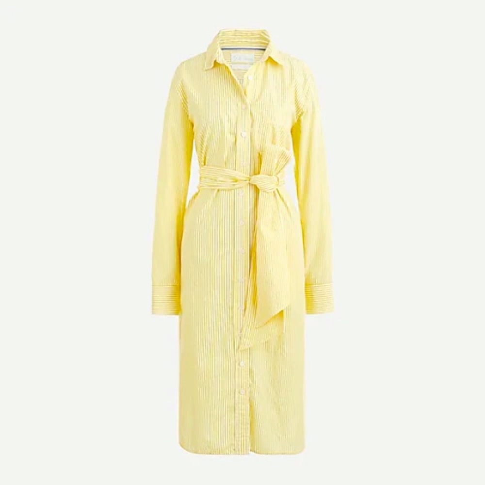 J.Crew striped shirtdress